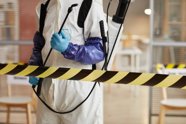 Professional Blood Cleanup technician working in Smith River, CA